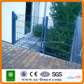 Puerta doble con doble puerta revestida de PVC (marca shunxing anping)